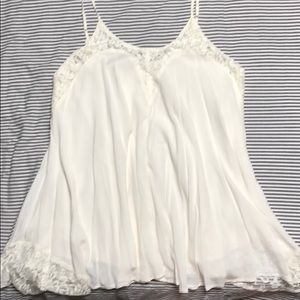 Cream loose dress from Tobi